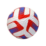 Machine-stitched soccer ball